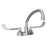 Chrome plated Brass Chrome Plated Brass Kitchen Faucet Chrome plated Brass 1