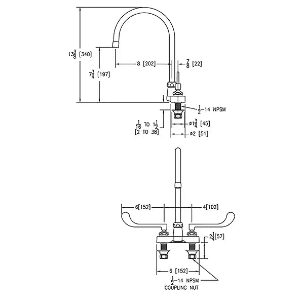Chrome plated Brass Chrome Kitchen Faucet Chrome 2