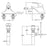 Chrome plated Brass Chrome Bathroom Faucet 0 2