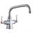Chrome plated Brass Chrome Kitchen Faucet Chrome 1