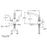 Chrome plated Brass Chrome Kitchen Faucet Chrome 2