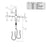 Chrome plated Brass Chrome Kitchen Faucet Chrome 2