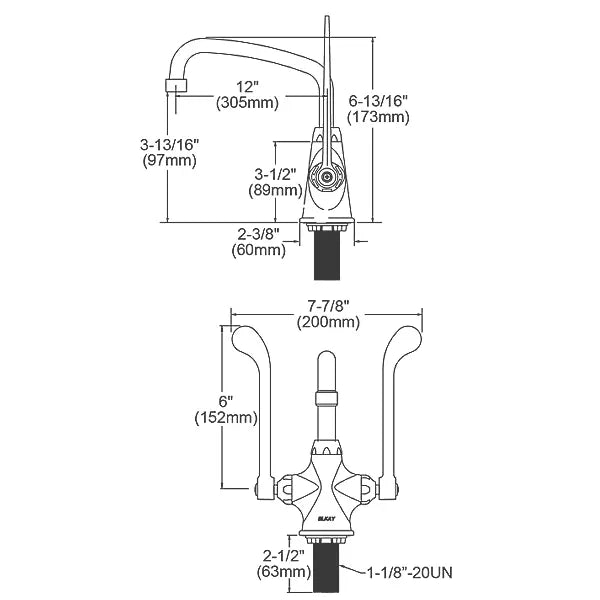 Chrome plated Brass Chrome Kitchen Faucet Chrome 3