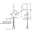 Chrome plated Brass Chrome Kitchen Faucet Chrome 5