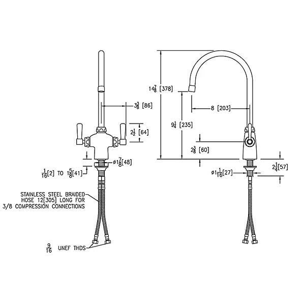 Chrome plated Brass Chrome Kitchen Faucet Chrome 5