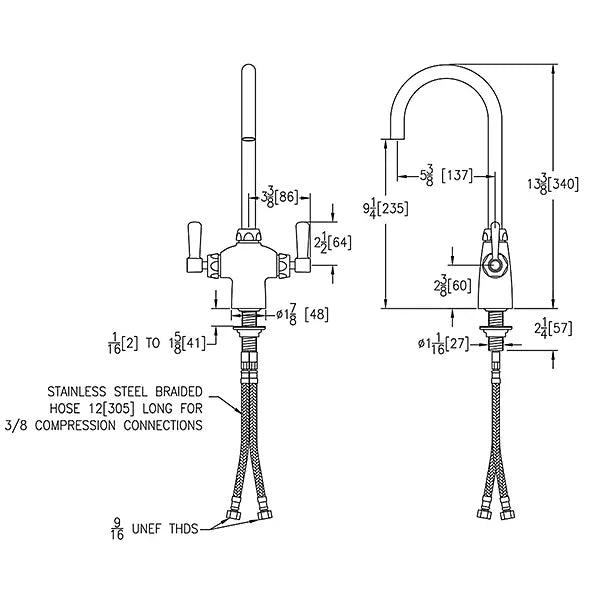 Chrome plated Brass Chrome Kitchen Faucet Chrome 2