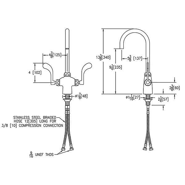 Chrome plated Brass Chrome Kitchen Faucet Chrome 2