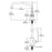 Chrome plated Brass Chrome Kitchen Faucet Chrome 3