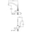 Chrome plated Brass Chrome Kitchen Faucet Chrome 3