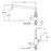 Chrome plated Brass Chrome Kitchen Faucet Chrome 3