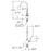 Chrome plated Brass Chrome Kitchen Faucet Chrome 2