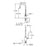 Chrome plated Brass Chrome Kitchen Faucet Chrome 2