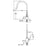 Chrome plated Brass Chrome Kitchen Faucet Chrome 2