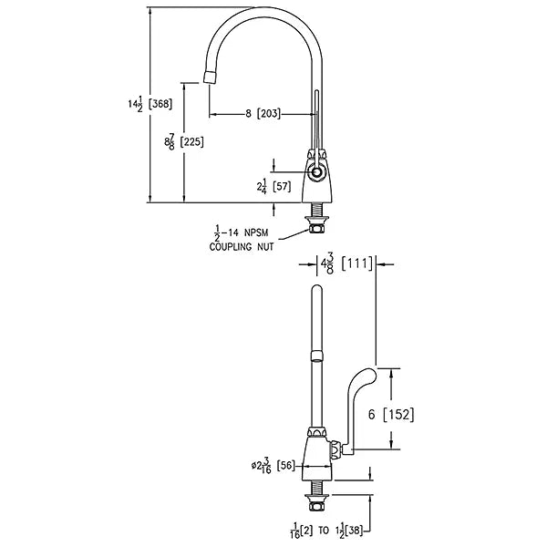 Chrome plated Brass Chrome Kitchen Faucet Chrome 2