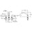 Chrome plated Brass Chrome Bathroom Faucet Chrome 2