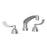Chrome plated Brass Chrome Bathroom Faucet Chrome 1