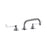 Chrome plated Brass Chrome Bathroom Faucet Chrome 1