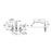 Chrome plated Brass Chrome Bathroom Faucet Chrome 3