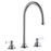 Chrome plated Brass Chrome Kitchen Faucet Chrome 1