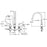 Chrome plated Brass Chrome Kitchen Faucet Chrome 2