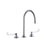 Chrome plated Brass Chrome Kitchen Faucet Chrome 1