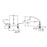 Chrome plated Brass Chrome Bathroom Faucet Chrome 3