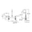Chrome plated Brass Chrome Kitchen Faucet Chrome 2