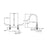 Chrome plated Brass Chrome Kitchen Faucet Chrome 2