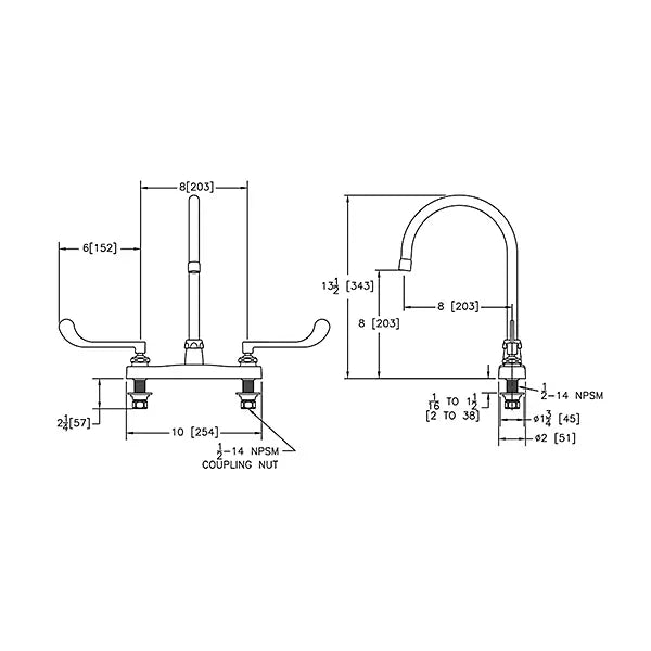 Chrome plated Brass Chrome Kitchen Faucet Chrome 2