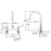 Chrome plated Brass Chrome Kitchen Faucet Chrome 2