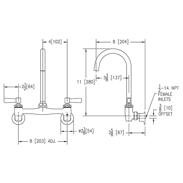 Chrome plated Brass Chrome Plated Brass Kitchen Faucet Chrome plated Brass 3