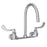 Chrome plated Brass Chrome Plated Brass Kitchen Faucet Chrome plated Brass 1