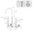 Chrome plated Brass Chrome Plated Brass Kitchen Faucet Chrome plated Brass 2