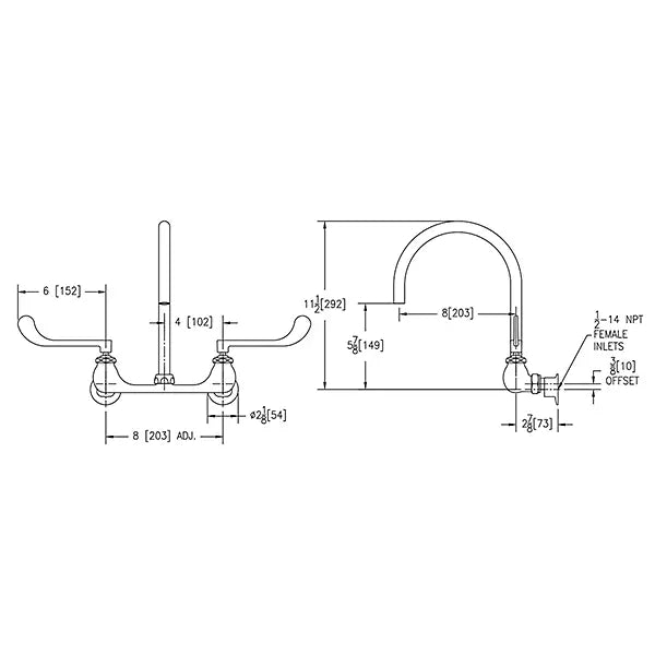 Chrome plated Brass Chrome Plated Brass Kitchen Faucet Chrome plated Brass 3