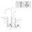 Chrome plated Brass Chrome Plated Brass Kitchen Faucet Chrome plated Brass 2