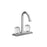 Chrome plated Brass Chrome Bathroom Faucet Chrome 1