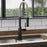 Avado Brass Black Stainless Kitchen Faucet Black Stainless 3