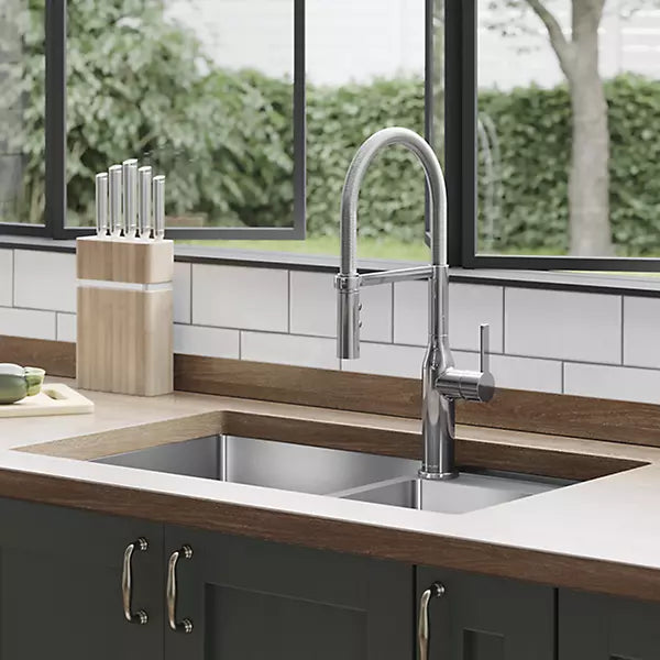 Avado Brass Chrome Kitchen Faucet Chrome 3