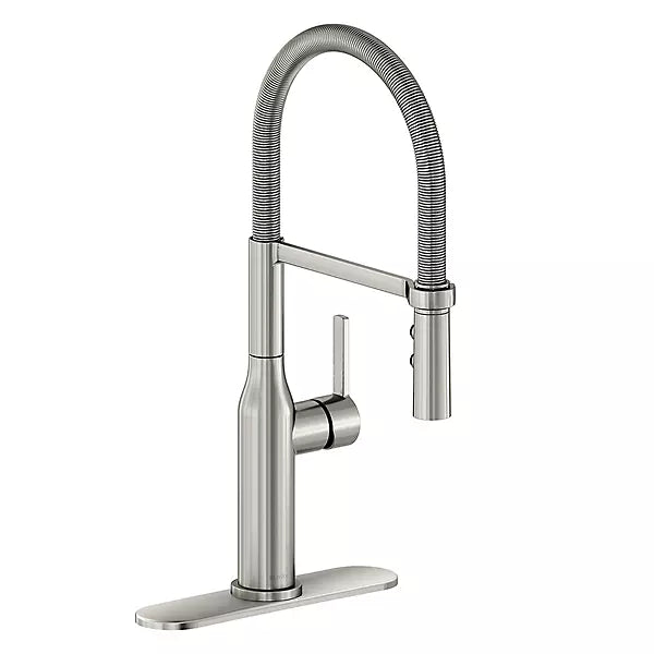 Avado Brass Lustrous Steel Kitchen Faucet Lustrous Steel 3