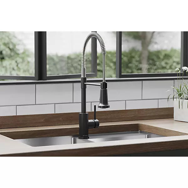 Avado Brass Black Stainless Kitchen Faucet Black Stainless 3