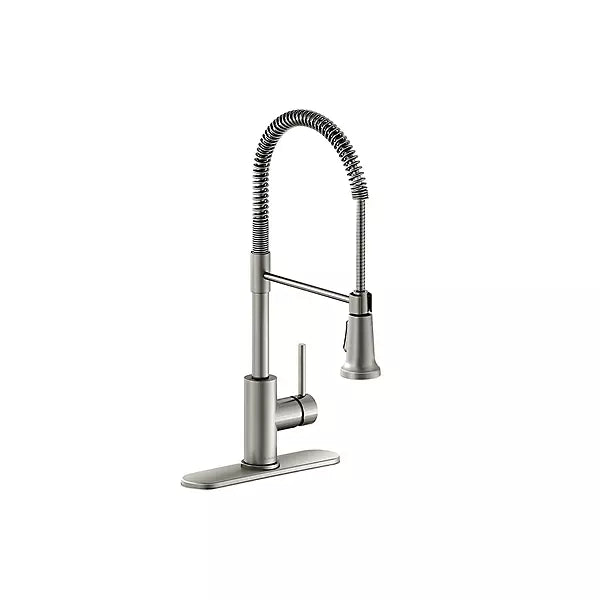Avado Brass Lustrous Steel Kitchen Faucet Lustrous Steel 3