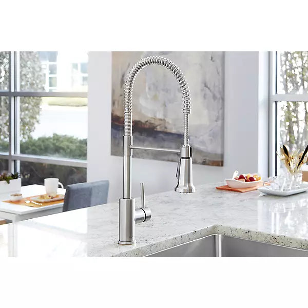 Avado Brass Lustrous Steel Kitchen Faucet Lustrous Steel 2