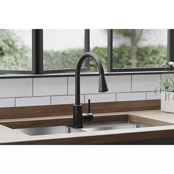 Avado Brass Black Stainless Kitchen Faucet Black Stainless 3