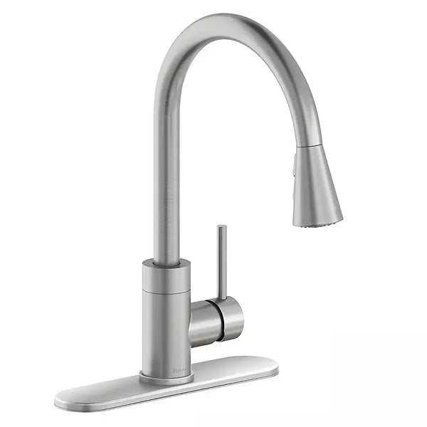 Avado Brass Lustrous Steel Kitchen Faucet Lustrous Steel 3
