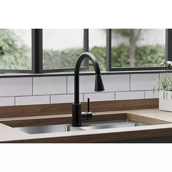 Avado Brass Matte Black Kitchen Faucet Matte Black 2
