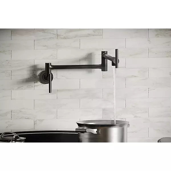 Avado Brass Black Stainless Kitchen Faucet Black Stainless 3