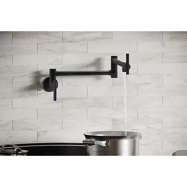 Avado Brass Matte Black Kitchen Faucet Matte Black 3