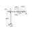 Chrome plated Brass Chrome Bathroom Faucet Chrome 3