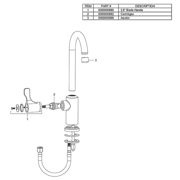 Chrome plated Brass Chrome Kitchen Faucet Chrome 2