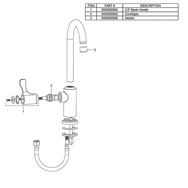 Chrome plated Brass Chrome Kitchen Faucet Chrome 2